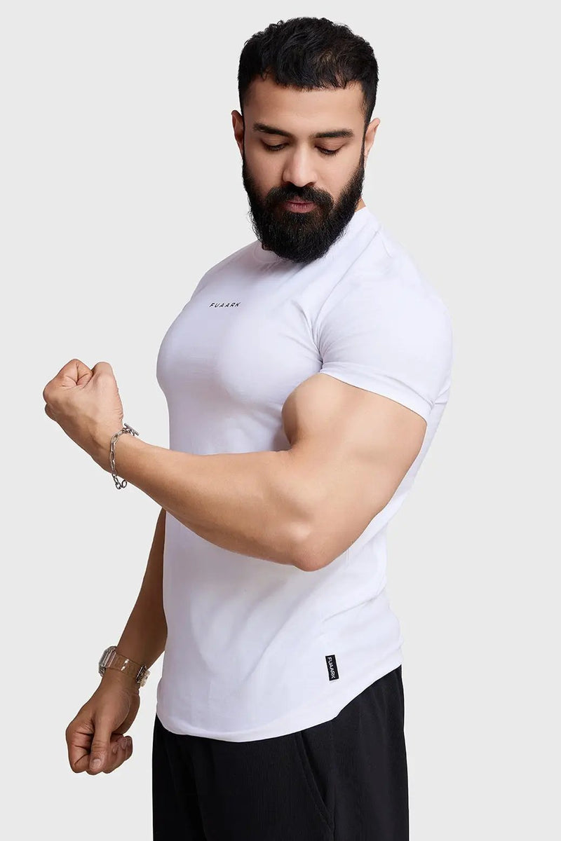 Legacy Crew Neck T-shirt White by Fuaark Nz