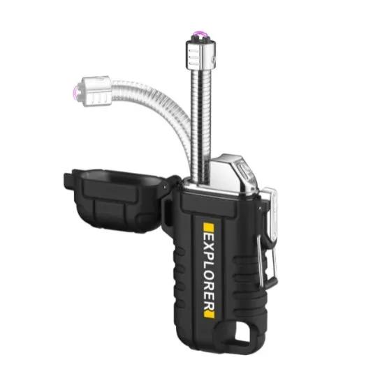 Electric Lighter With 360°Flexible Long Neck Windproof Arc Lighter USB Recharging by g8buynz