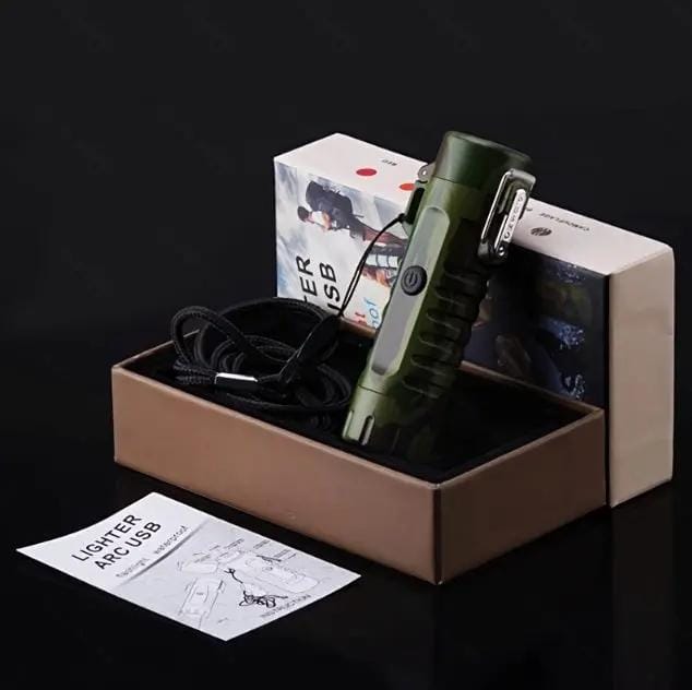 g8buynz Multifunctional Led Electric Arc Lighter With Digital Screen and Led Light Multifunctional Led Electric Arc Lighter With Digital Screen and Led Light