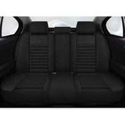 Sport Style Synthetic Linen/Flax Breathable Bucket Car Seat Covers Full Set by dealonline.co.nz