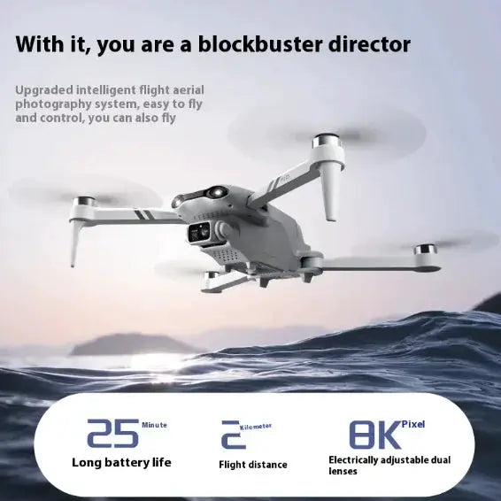 F10 Folding GPS Drone - 4K HD Camera with Dual Positioning & Smart Flight Modes | Portable Quadcopter by Mead's Supply & Equipment Outfitters limited