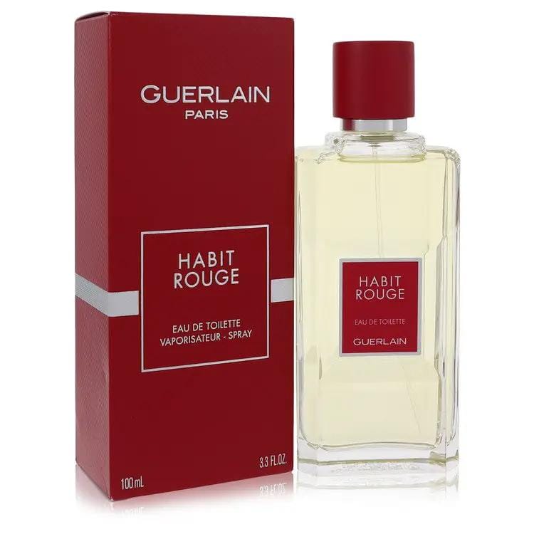 Brands HD Cologne / Eau De Toilette Spray Habit Rouge Cologne / Eau De Toilette Spray by Guerlain 100 ml Habit Rouge Cologne / Eau De Toilette Spray by Guerlain 100 ml