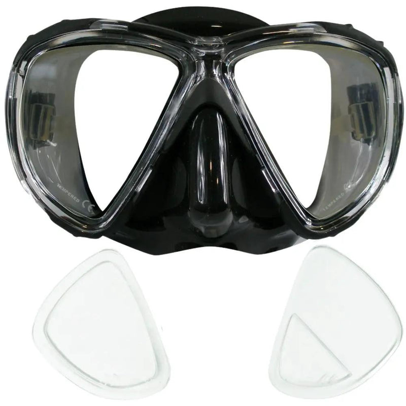 Atlantis Quest M12 Dive Mask with Corrective Lenses by NZ Diver
