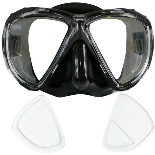 Atlantis Quest M12 Dive Mask with Corrective Lenses by NZ Diver