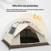 Portable Beach Tent - UV Protection Sun Shelter for 2-4 People | Quick Setup Foldable Camping Tent by Mead's Supply & Equipment Outfitters limited