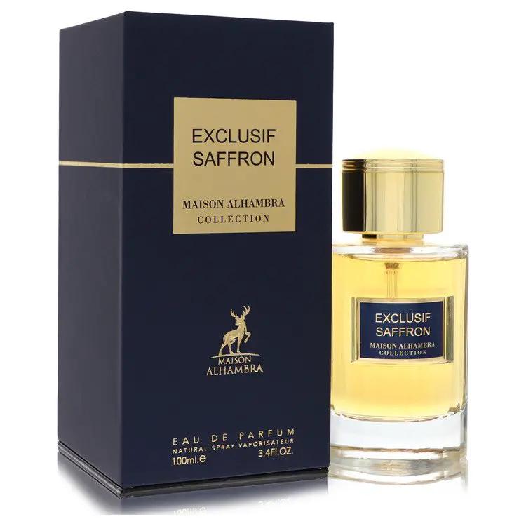 Brands HD Eau De Parfum Spray (Unisex) Maison Alhambra Exclusif Saffron Eau De Parfum Spray (Unisex) by Maison Alhambra 100 ml Maison Alhambra Exclusif Saffron Eau De Parfum Spray (Unisex) by Maison Alhambra 100 ml