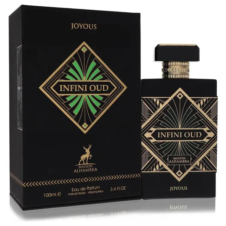 Brands HD Eau De Parfum Spray (Unisex) Maison Alhambra Infini Oud Joyous Eau De Parfum Spray (Unisex) by Maison Alhambra 100 ml Maison Alhambra Infini Oud Joyous Eau De Parfum Spray (Unisex) by Maison Alhambra 100 ml