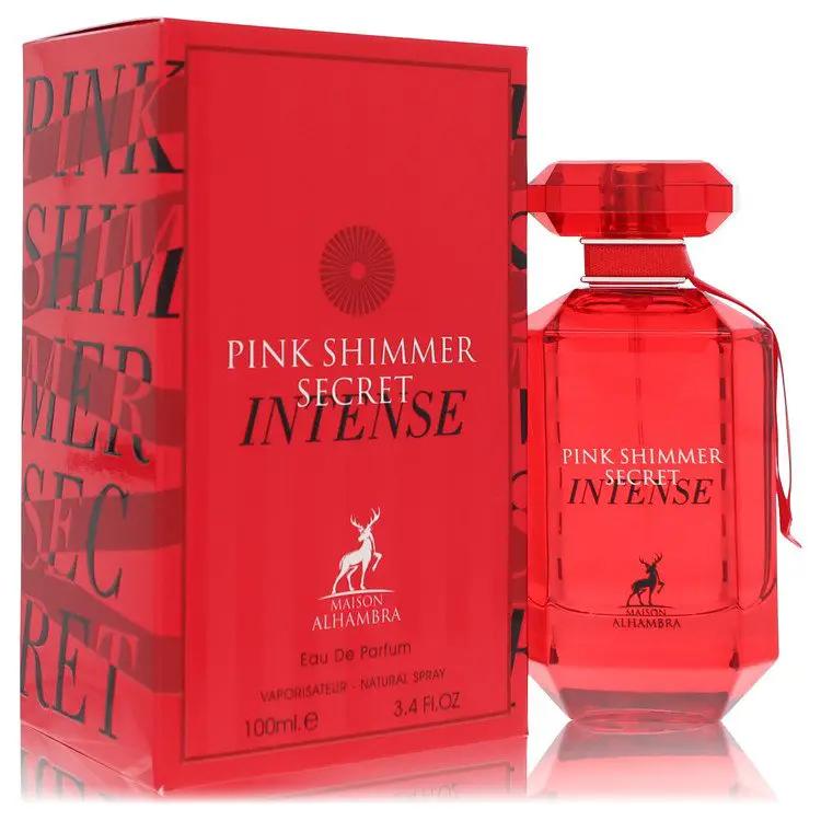 Brands HD Eau De Parfum Spray Maison Alhambra Pink Shimmer Secret Intense Eau De Parfum Spray by Maison Alhambra 100 ml Maison Alhambra Pink Shimmer Secret Intense Eau De Parfum Spray by Maison Alhambra 100 ml