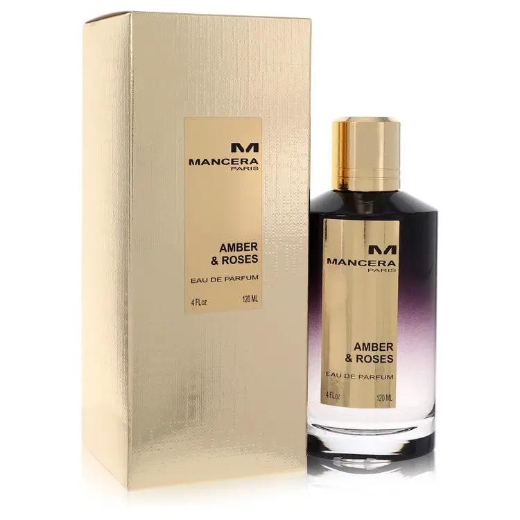 Mancera Amber & Roses Eau De Parfum Spray (Unisex) by Mancera 120 ml by Brands HD