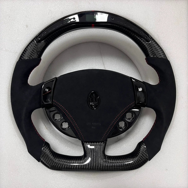 Maserati Steering Wheel (Carbon Fiber+Alcantara) #02 by CARBONISE