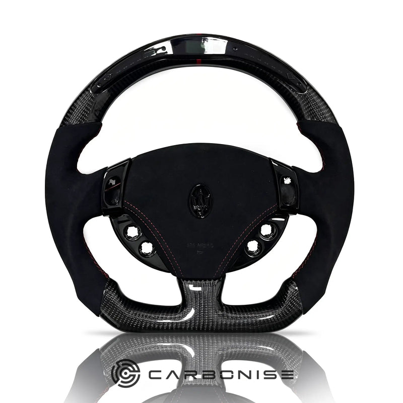 Maserati Steering Wheel (Carbon Fiber+Alcantara) #02 by CARBONISE