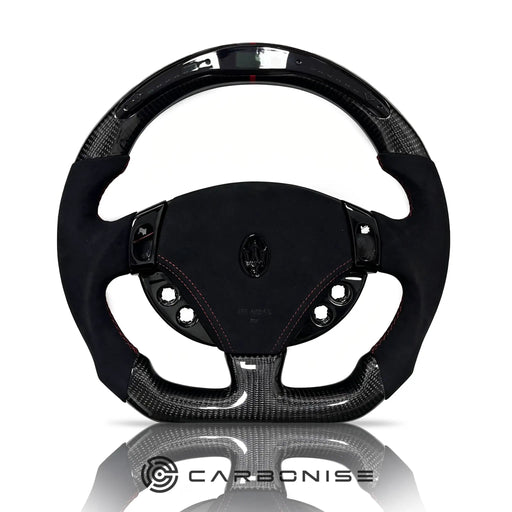 Maserati Steering Wheel (Carbon Fiber+Alcantara) #02 by CARBONISE