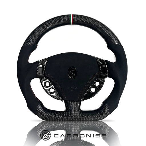 Maserati Steering Wheel (Carbon Fiber+Alcantara) #03 by CARBONISE
