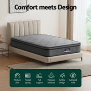 SportZone.co.nz Furniture > Mattresses > Single Mattress 26cm Mattress Bed Giselle Single 26cm Mattress Bed Giselle Single