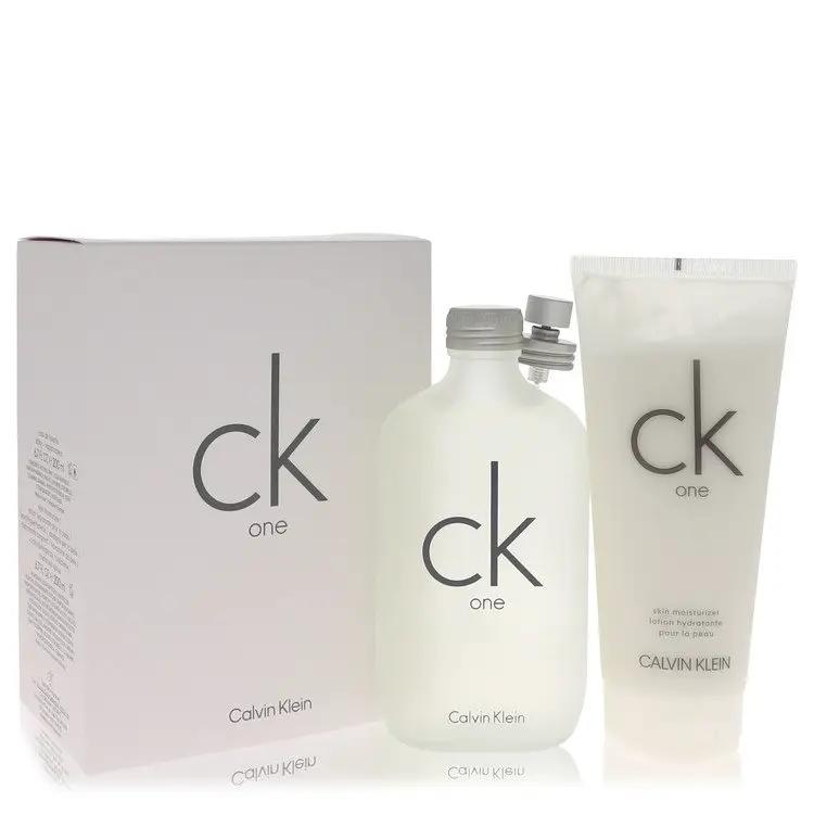 Brands HD Gift Set - 6.7 oz Eau De Toilette Spray + 6.7 oz Body Moisturizer Ck One Gift Set - 6.7 oz Eau De Toilette Spray + 6.7 oz Body Moisturizer by Calvin Klein -- Ck One Gift Set - 6.7 oz Eau De Toilette Spray + 6.7 oz Body Moisturizer by Calvin Klein --