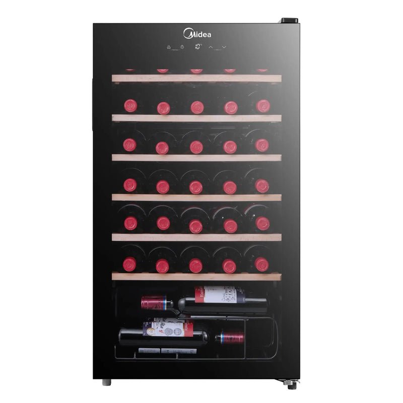 BroDeals Fridge Midea 93L Black Wine Cooler Midea 93L Black Wine Cooler