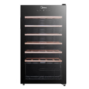 BroDeals Fridge Midea 93L Black Wine Cooler Midea 93L Black Wine Cooler