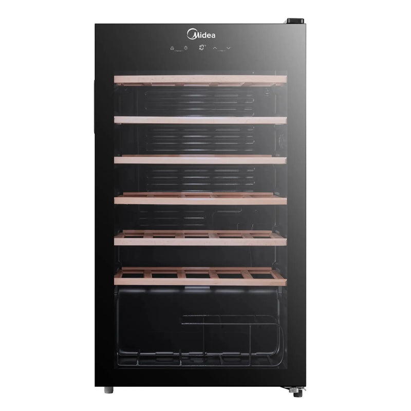 BroDeals Fridge Midea 93L Black Wine Cooler Midea 93L Black Wine Cooler