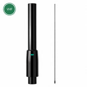 1.8 Mtr VHF Detachable Whip Black/White (fits MBL Base) by ASM