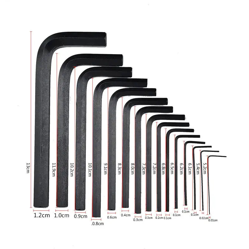 30PC L-Shaped Hex Key Tool Set with Plastic Case - Professional Allen Wrench Set by Mead's Supply & Equipment Outfitters limited