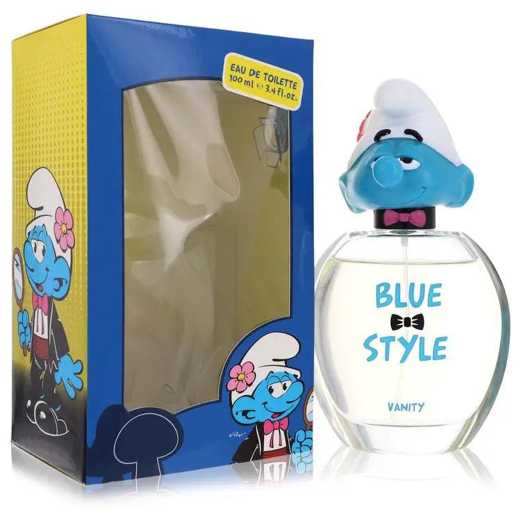 Brands HD Blue Style Vanity Eau De Toilette Spray The Smurfs Blue Style Vanity Eau De Toilette Spray by Smurfs 100 ml The Smurfs Blue Style Vanity Eau De Toilette Spray by Smurfs 100 ml
