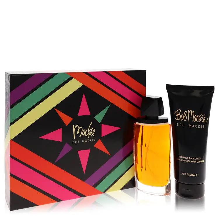 Mackie Gift Set - 3.4 oz Eau De Toilette Spray + 6.8 oz Body Cream by Bob Mackie -- by Brands HD