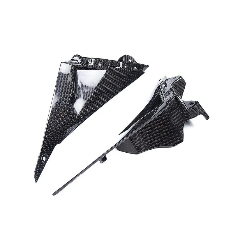 Kawasaki ZX6R 2024+ (Water Tank Guard Panels) Dry Carbon by CARBONISE
