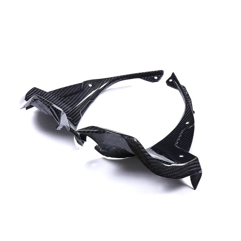 Kawasaki ZX6R 2024+ (Inner Dash Intake Trims) Dry Carbon by CARBONISE