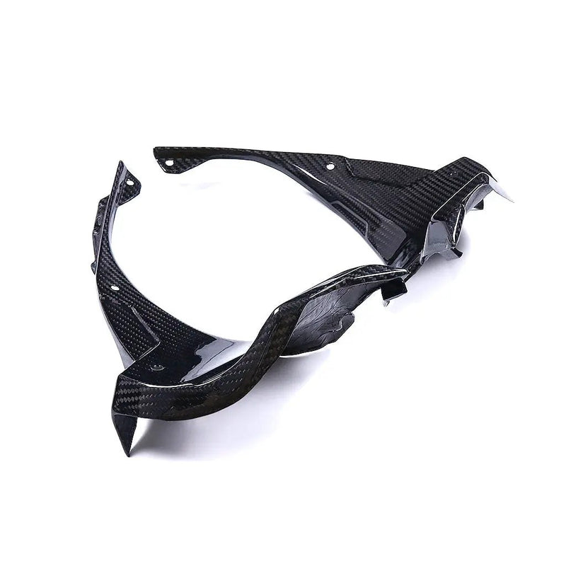 Kawasaki ZX6R 2024+ (Inner Dash Intake Trims) Dry Carbon by CARBONISE