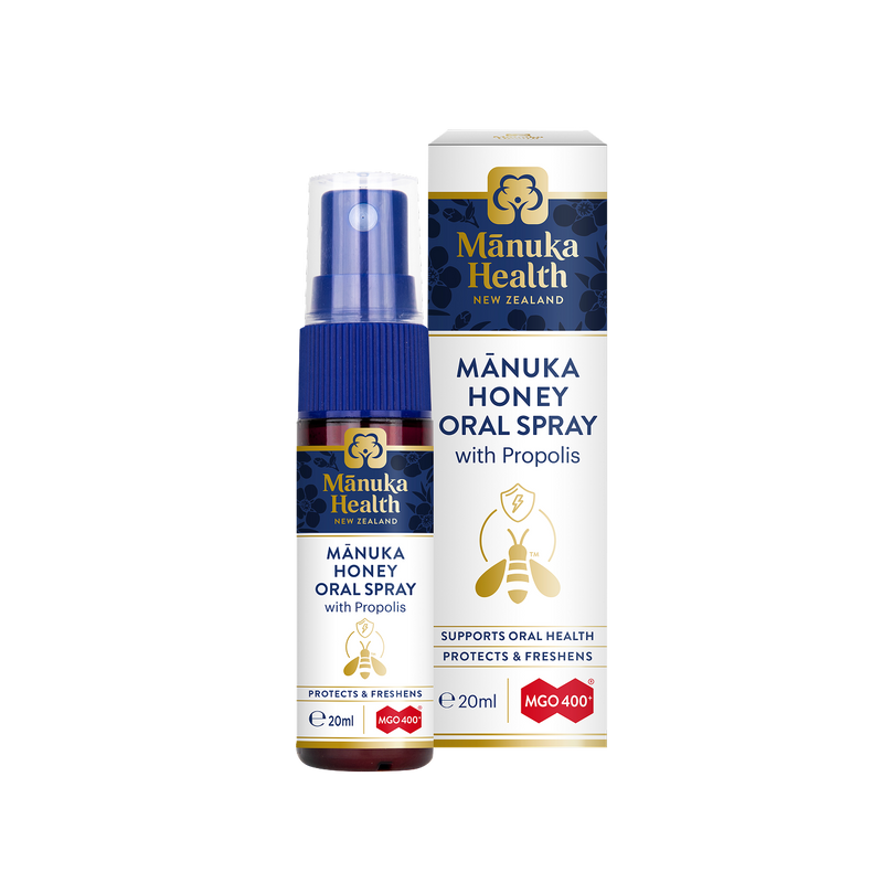 Manuka Honey & Propolis Throat Spray NZ by Manuka Health