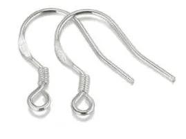 S925 Sterling Silver Earring Hook- One pair by Resin Art NZ