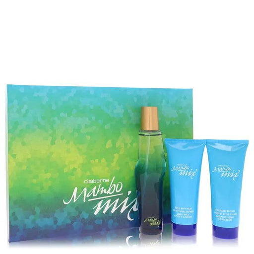 Mambo Mix Gift Set - 3.4 oz Eau De Cologne Spray + 3.4 oz After Shave Soother + 3.4 oz Shower Gel by Liz Claiborne -- by Brands HD