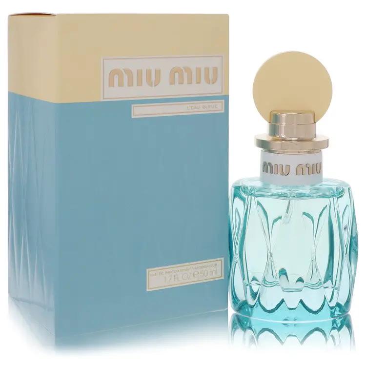 Miu Miu Leau Bleue Eau De Parfum Spray by Miu Miu 50 ml by Brands HD