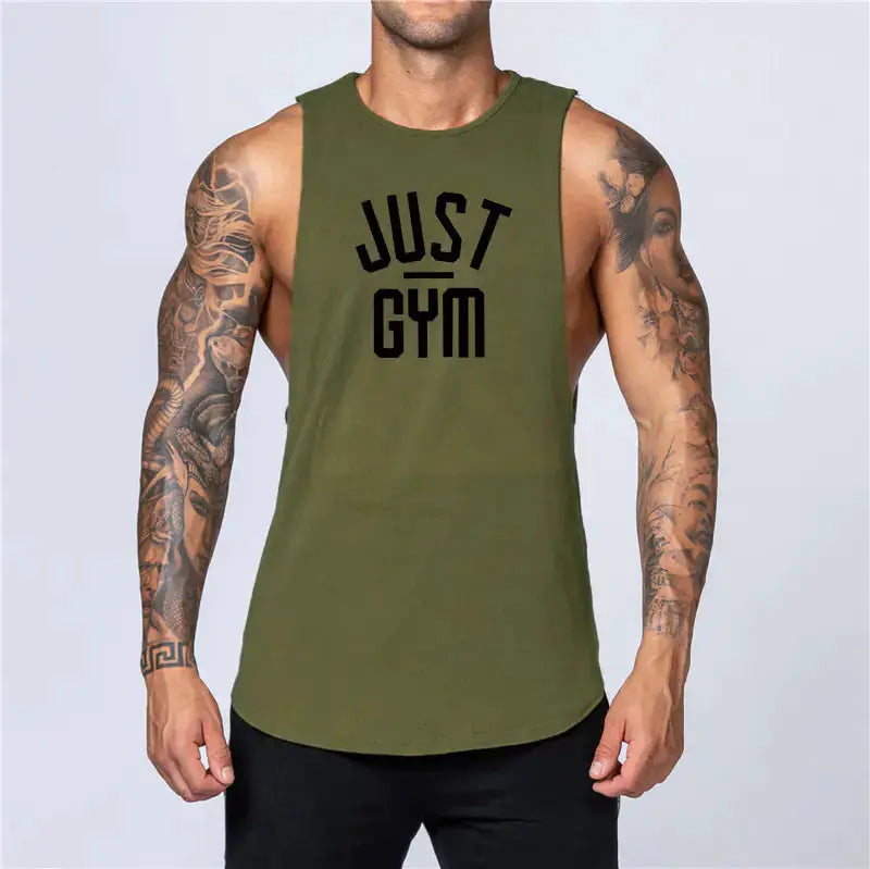 Men's Loose Cotton Sleeveless Singlet by Mead's Supply & Equipment Outfitters limited