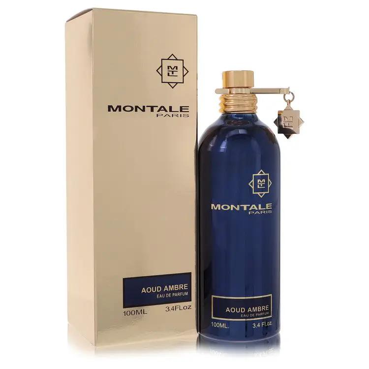 Montale Aoud Ambre Eau De Parfum Spray (Unisex) by Montale 100 ml by Brands HD
