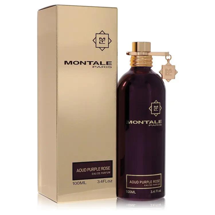 Montale Aoud Purple Rose Eau De Parfum Spray (Unisex) by Montale 100 ml by Brands HD