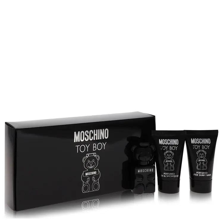 Moschino Toy Boy Gift Set - .17 oz Mini EDP + .8 oz Shower Gel + .8 oz After Shave Balm by Moschino -- by Brands HD