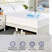 Lux Shield Cotton Waterproof Mattress Protector Single size by sue-e furniture