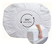 Lux Shield Cotton Waterproof Mattress Protector Double size by sue-e furniture