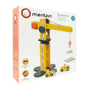 Big Yellow Crane – Mentari | Construction Toy NZ by Curious Moonbeam