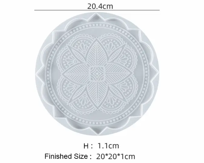 Coaster Moulds - Mandala by Resin Art NZ