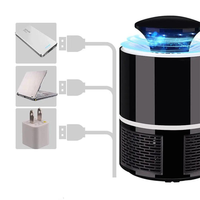 USB Mosquito Insect Killer Electric LED Light Fly Bug Zapper Trap Catcher Lamp by salelink.co.nz