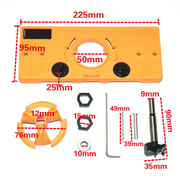 Concealed 35mm Cup Style Hinge Jig Boring Hole Drill Guide with Drill Bit Wood by salelink.co.nz