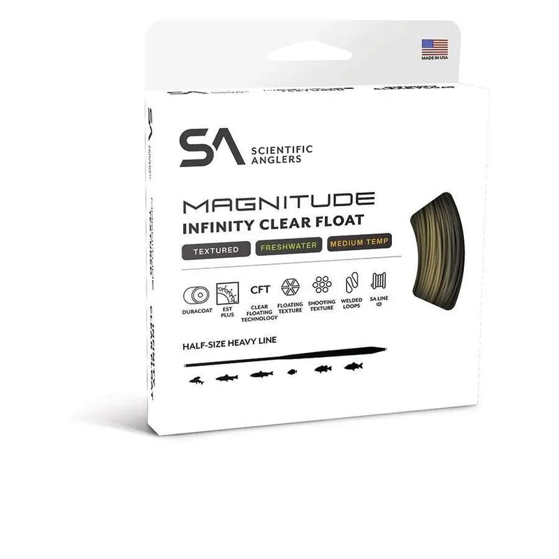 S.A. Magnitude Infinity Clear Tip Float Textured by Scientific Anglers