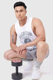 Magnitude Deep Arm Tank White by Fuaark Nz