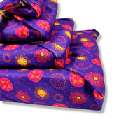 Waste Free Celebrations Furoshiki Wrapping Cloths Marigold Mandala - 4 Furoshiki Gift Wraps Marigold Mandala - 4 Furoshiki Gift Wraps