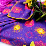 Waste Free Celebrations Furoshiki Wrapping Cloths Marigold Mandala - 4 Furoshiki Gift Wraps Marigold Mandala - 4 Furoshiki Gift Wraps