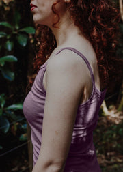 Women's Everyday Tank Top - 100% Merino Wool, Mauve by Merino 365 NZ