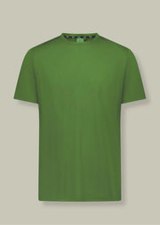 Men’s Crew Short Sleeve T-shirt – Merino Blend 180gsm, Conifer Green by Merino 365 NZ