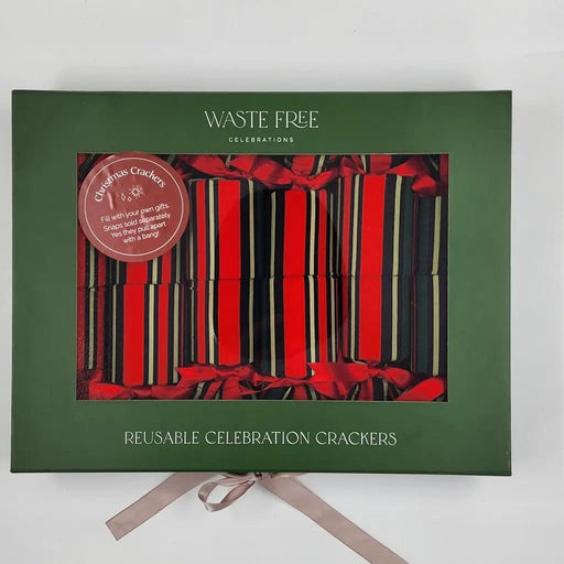 Waste Free Celebrations Christmas Crackers Meri Kirihemete (6 Reusable Christmas Crackers) Meri Kirihemete (6 Reusable Christmas Crackers)